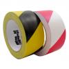warning tape PVC  ostrzegawcza klejąca biało/czerwony