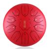 Lotus tongue drum 10" 11 ton Hluru-Huashu THL11-10 Czerwony