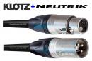 MC Audio MK206N3 - mikrofonowy 3m, XLR-XLR Neutrik, Klotz MY206
