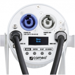 Cameo Q Spot 15W RGBW Biały