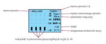 Rduch Automatyczny wzmacniacz cyfrowy AMWLC-9DSP4/400