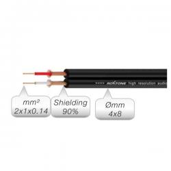 Roxtone Kabel audio 2xJack 6.3mm mono / Jack 3.5mm stereo 1m