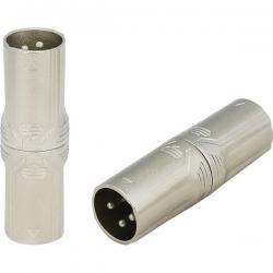 Roxtone Redukcja wtyku XLR męski 3 Pin / XLR męski 3 Pin