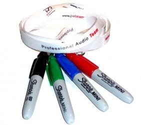 Marker - SHARPIE - MINI - 4 kolory, gratis smycz