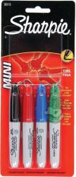 Marker - SHARPIE - MINI - 4 kolory, gratis smycz