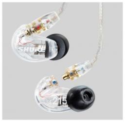 Shure SE215CL - słuchawki douszne, przezroczyste