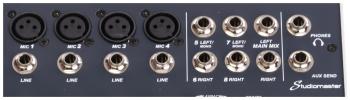 Studiomaster C2S 4 - mikser z USB, 4 kanały mikrofonowe