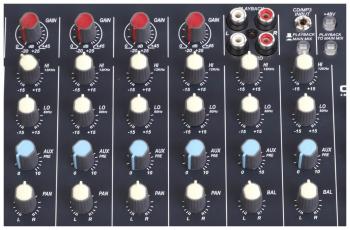Studiomaster C2S 4 - mikser z USB, 4 kanały mikrofonowe