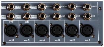 Studiomaster C6 12 - mikser 6 kanałów mikrofonowych