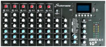 Studiomaster CLUB XS 10+ - 6 kan. mikrof. kompresory bluetooth