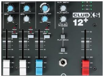 Studiomaster CLUB XS 12+ - 8 kan. mikrof. kompresory bluetooth