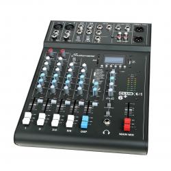 Studiomaster CLUB XS 6+ - 2 kan. mikrof., kompresory, bluetooth