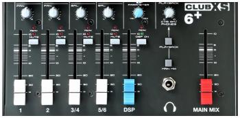 Studiomaster CLUB XS 6+ - 2 kan. mikrof., kompresory, bluetooth