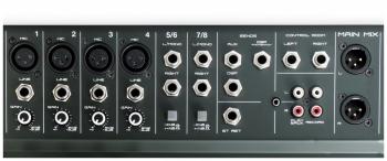 Studiomaster CLUB XS 8+ - 4 kan. mikrof., kompresory, bluetooth