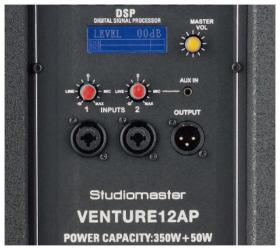 Studiomaster Venutre 12AP - kolumna aktywna 800W/12", DSP