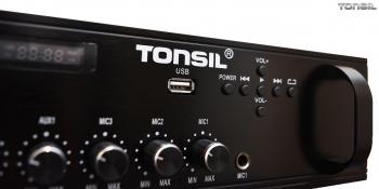 Tonsil W-180U-5 stref 180W USB, FM, Bluetooth